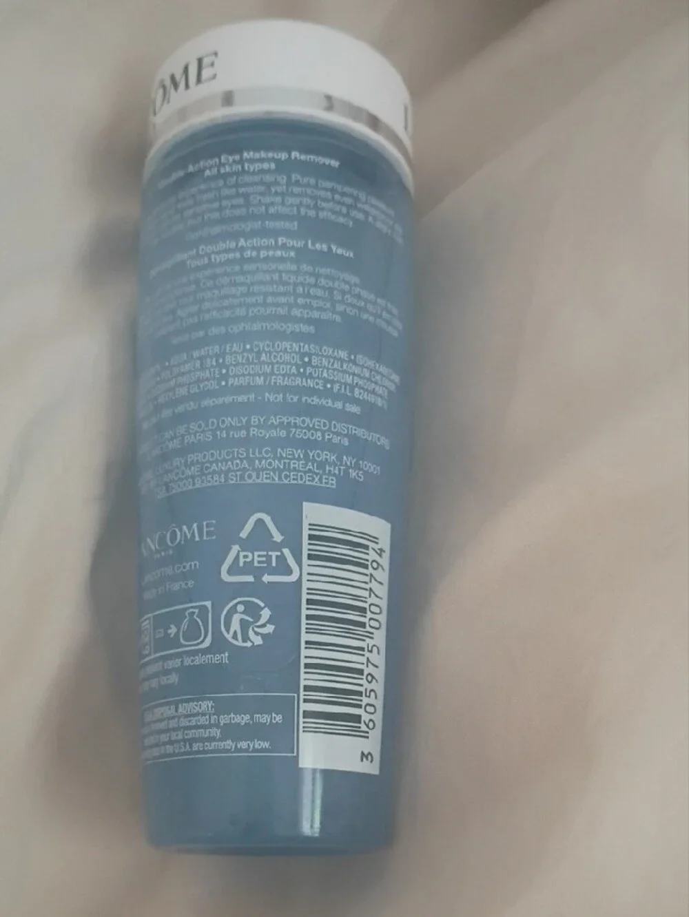 Lancôme Bi-Facil Double-Action Eye Makeup Remover - Blue